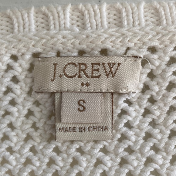 J. Crew Cream Crewneck Knit Sweater - Picture 2 of 7